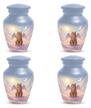 Cat Wing Urn for Adult Ashes | Angel Cat Cremation Urn & Memorial Urn