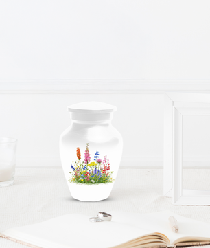 Wildflower Cremation Urn | Custom Memorial Urn for Human Ashes