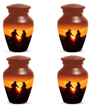 Western Cowboy Urns for Dad – Dallas Cowboy Urn| Large Memorial Urn for Human Ashes