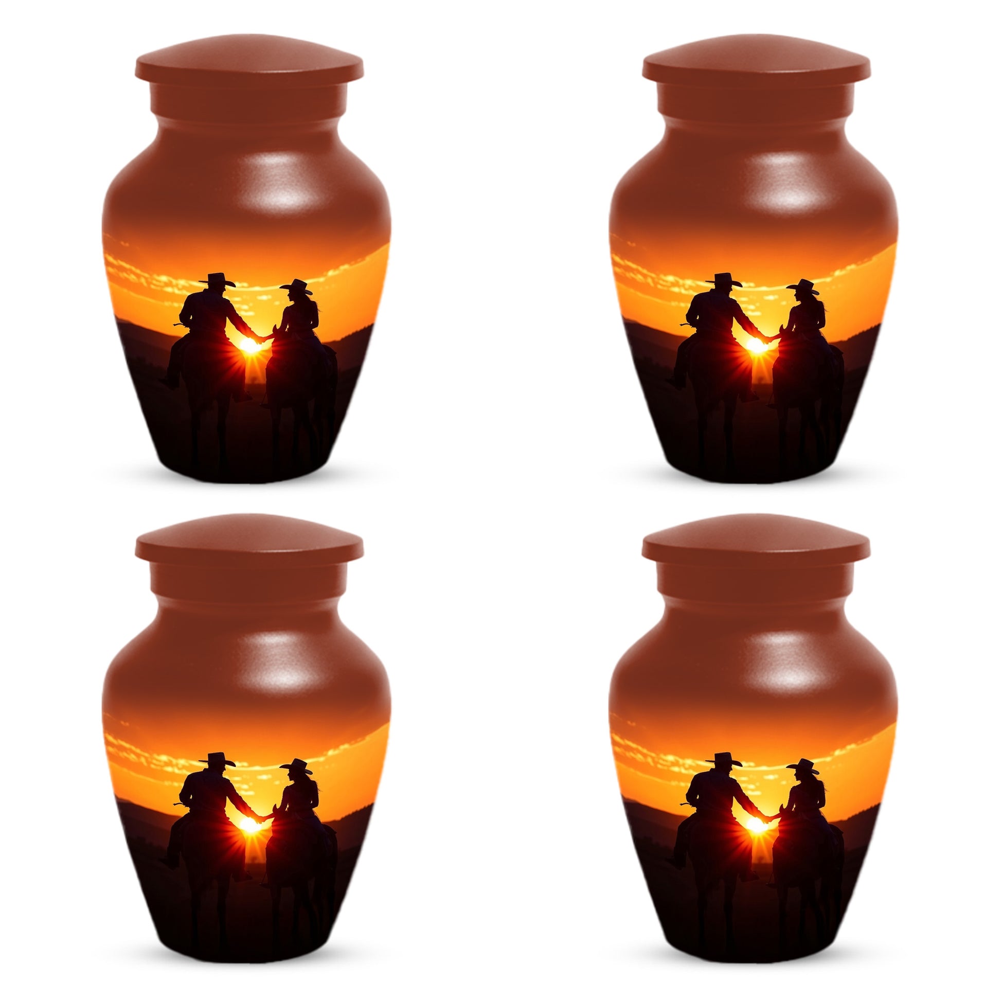 Western Cowboy Urns for Dad – Dallas Cowboy Urn| Large Memorial Urn for Human Ashes