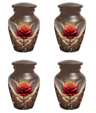 Angel Rose Memorial Urn | Custom Cremation Urn for Mom