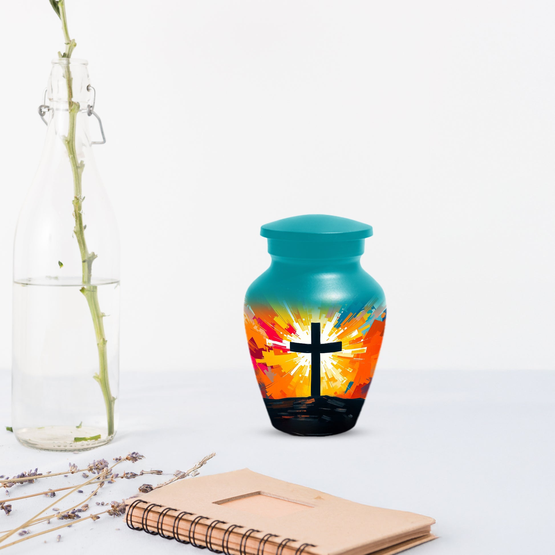 Christian Cross Cremation Urn for Dad – Custom Funeral Urns  for Father