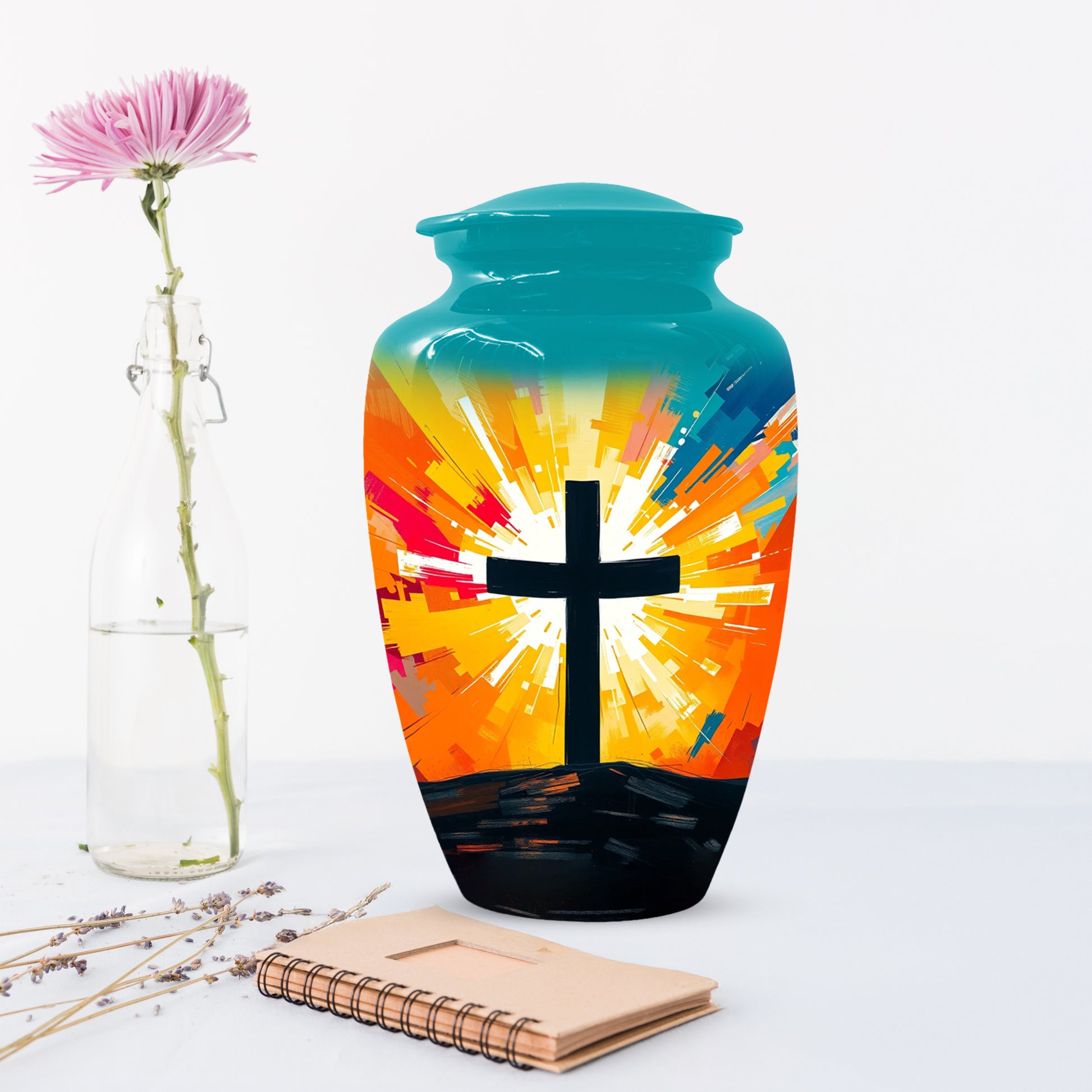 Christian Cross Cremation Urn for Dad – Custom Funeral Urns  for Father