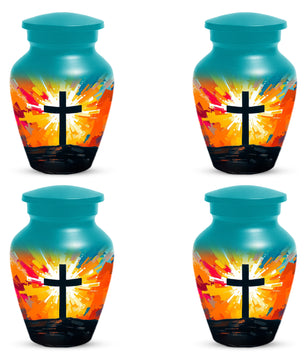Christian Cross Cremation Urn for Dad – Custom Funeral Urns  for Father