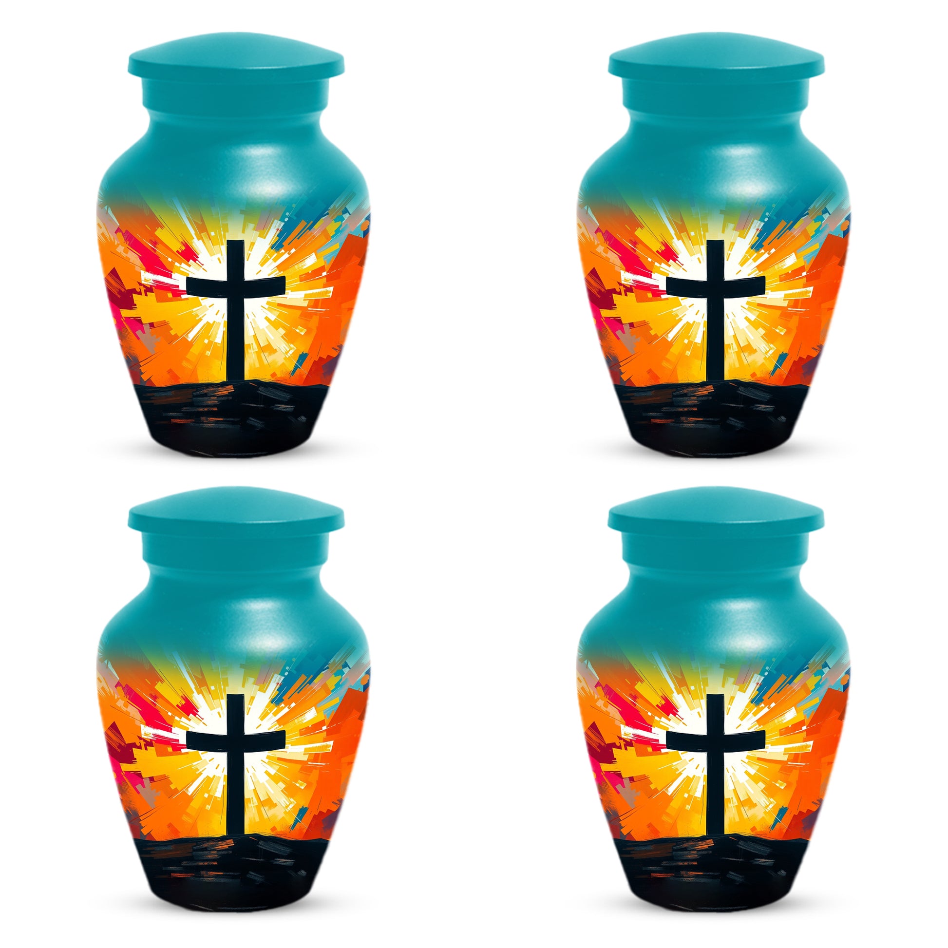 Christian Cross Cremation Urn for Dad – Custom Funeral Urns  for Father
