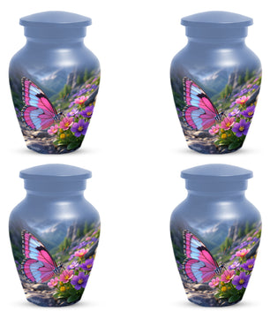 Beautiful Butterfly Keepsake Urn for Mom -  Personalized Memorial Cremation Urns for Women
