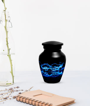 Blue Sports Car Urn for Dad – Custom Car Keepsake Urns for Human Ashes