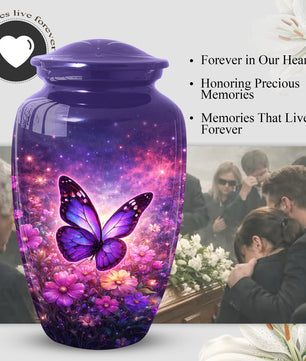 Butterfly Urn for Mom | Butterfly Large  Urns for Human Ashes |Adult Female Cremation Urn