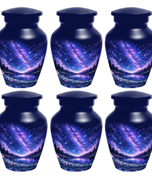 Star Galaxy Urn For Ashes - Decorative Teardrop Urns For Adult Mom and Dad