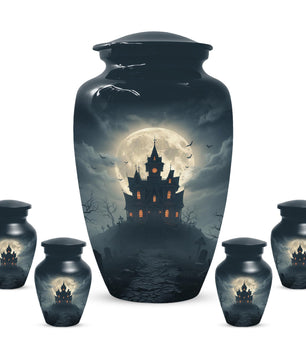 Halloween Urn | Personalized Urns for Burial & Dad’s Ashes | Custom Mini Keepsake