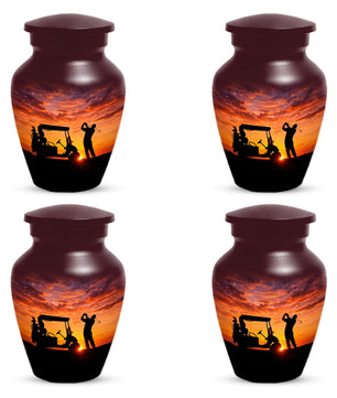 Golf Urn For Dad Ashes - Custom Personalized Sports Urns For Adult Male
