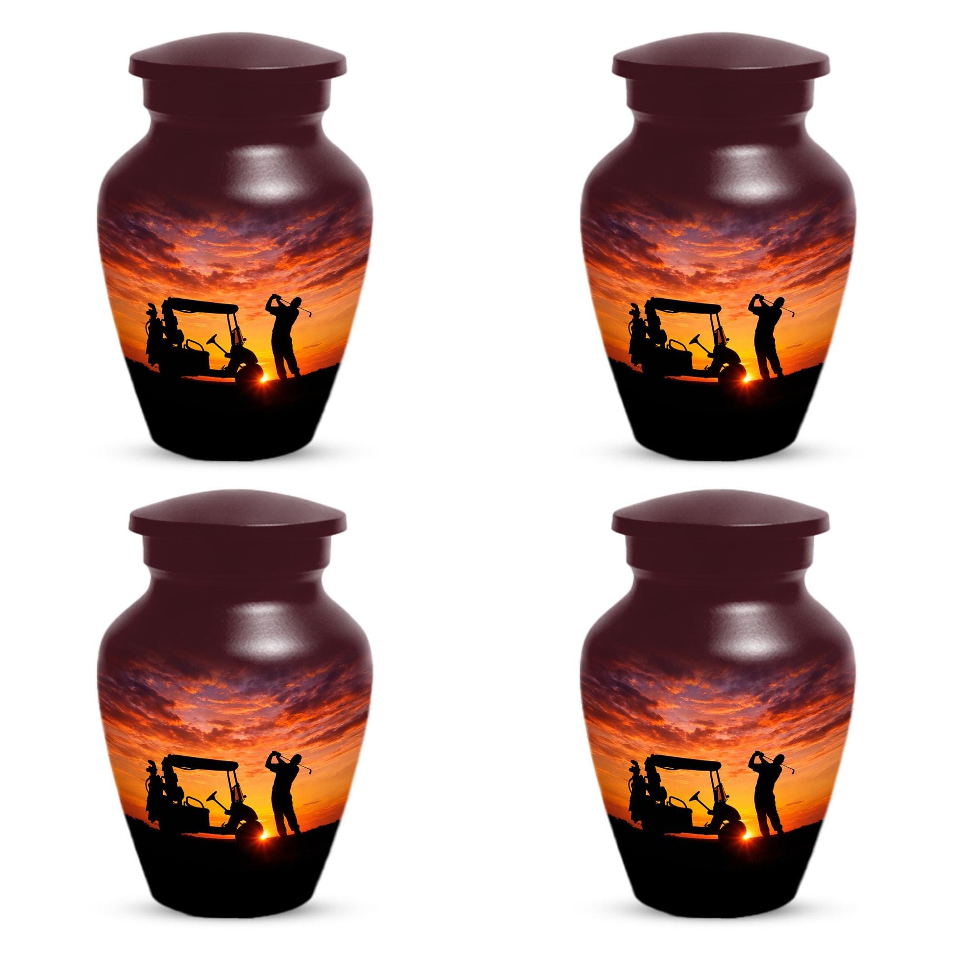 Golf Urn For Dad Ashes - Custom Personalized Sports Urns For Adult Male