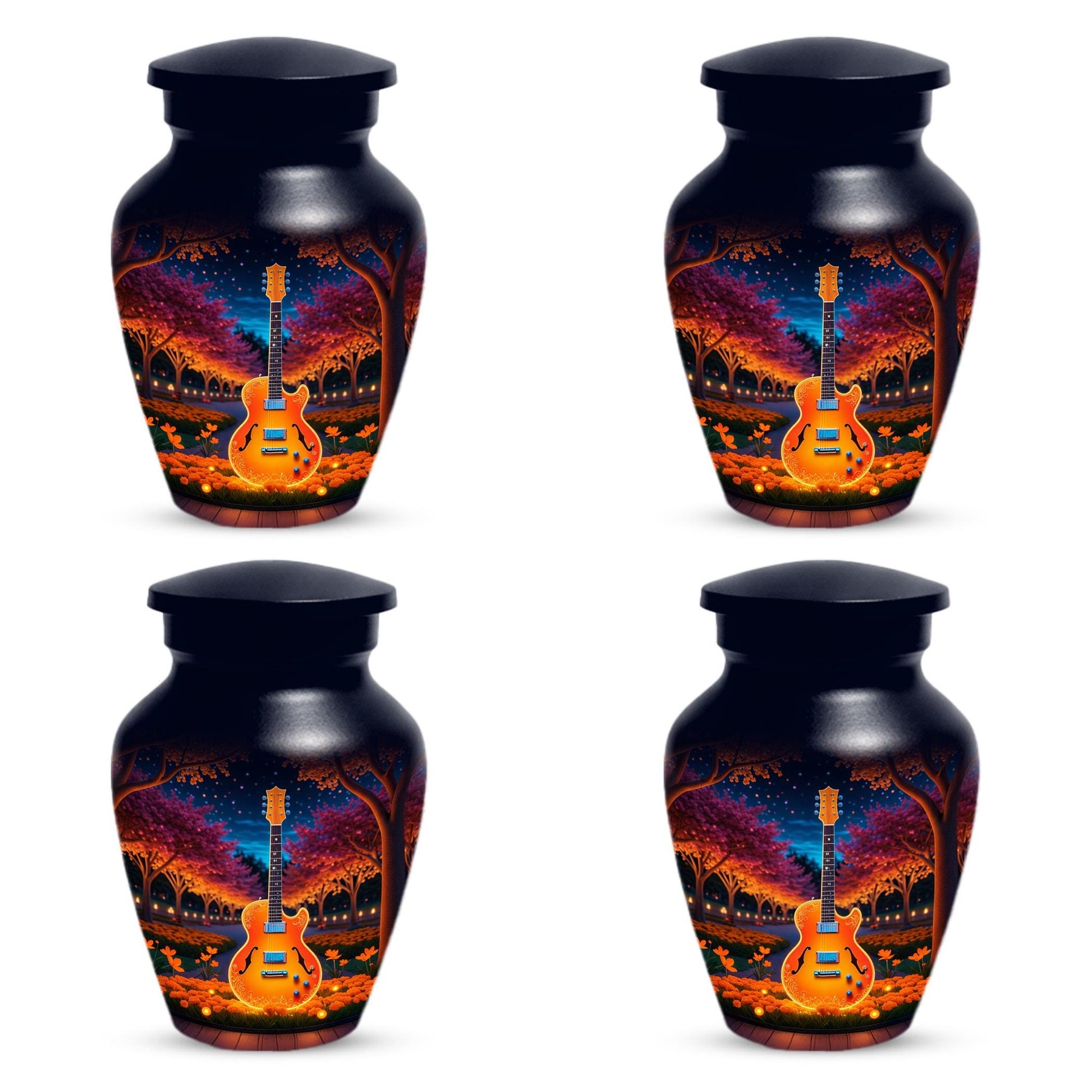 Guitar Urn For Ashes - Music Mini Urns For Male and Female Remains