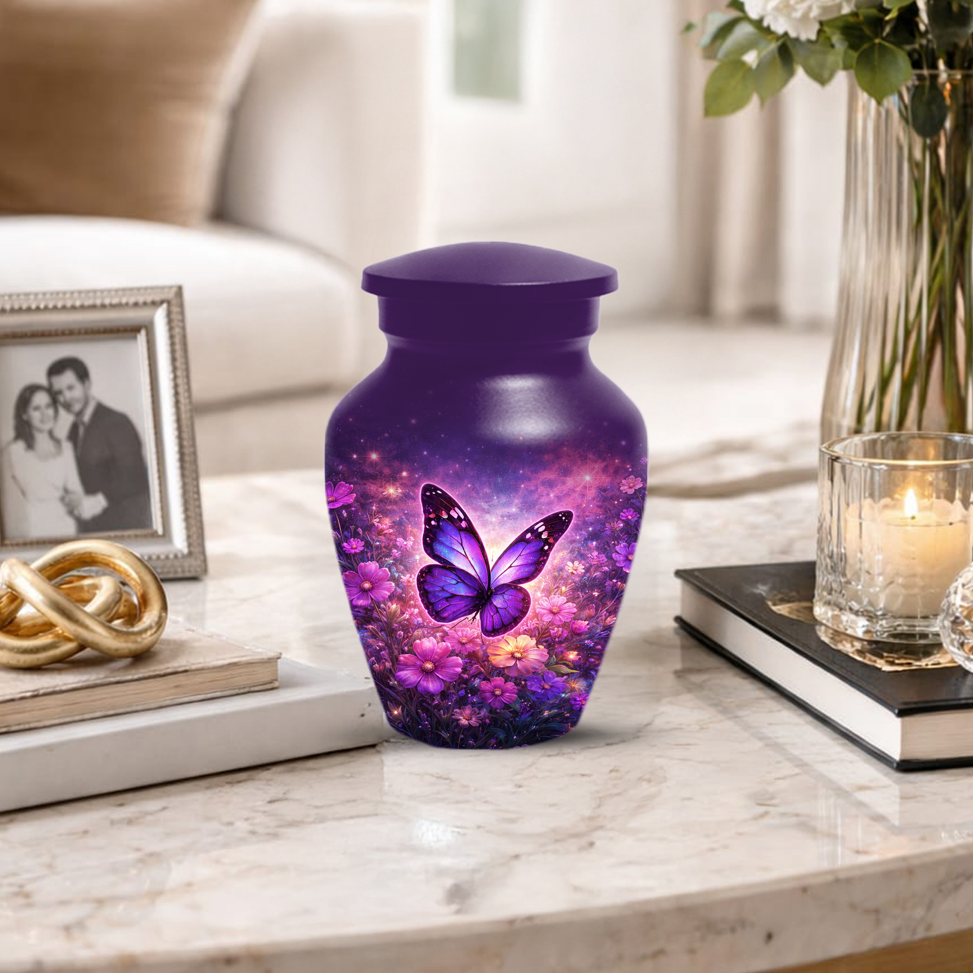 Butterfly Urn for Mom | Butterfly Large  Urns for Human Ashes |Adult Female Cremation Urn