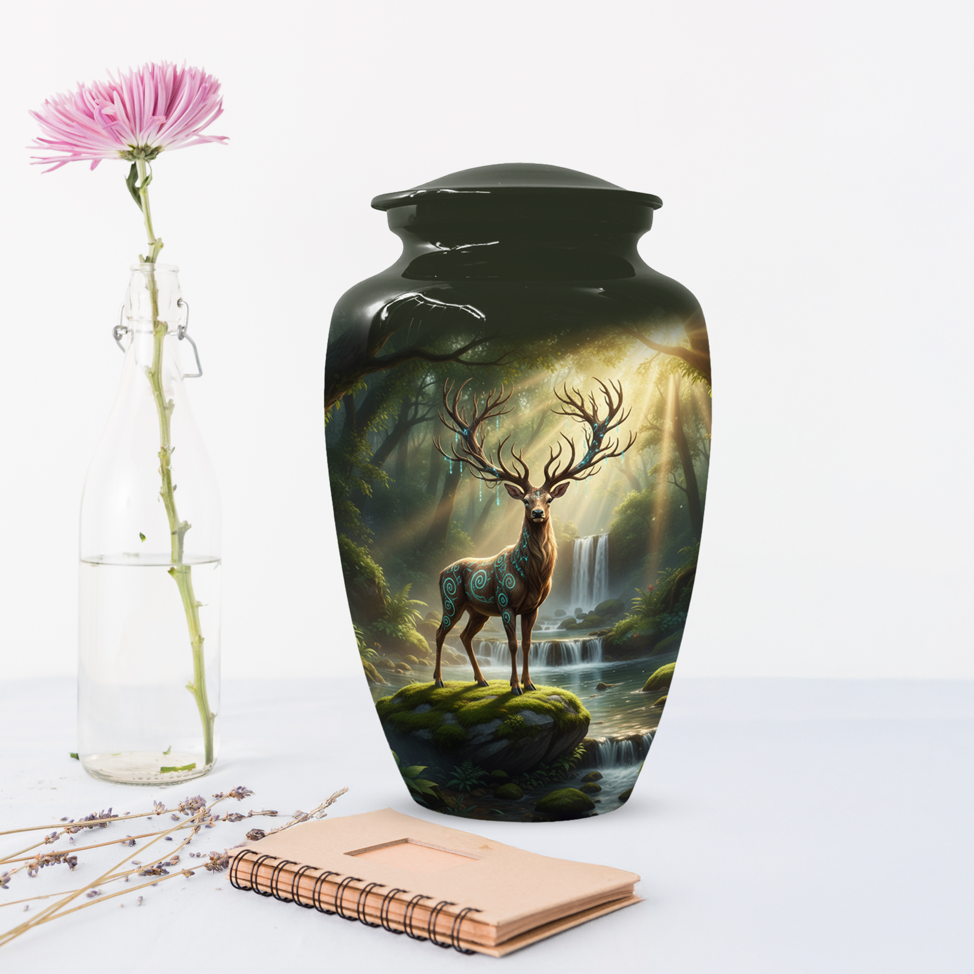 Majestic Deer Cremation Urn for Ashes – Forest Wildlife Adult Funeral Urns