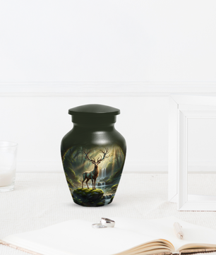 Majestic Deer Cremation Urn for Ashes – Forest Wildlife Adult Funeral Urns