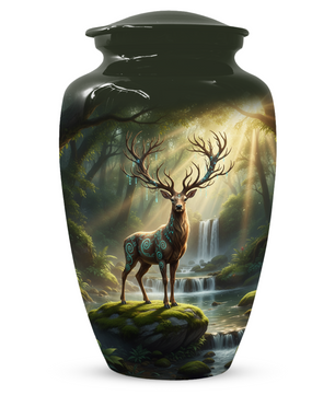 Majestic Deer Cremation Urn for Ashes – Forest Wildlife Adult Funeral Urns