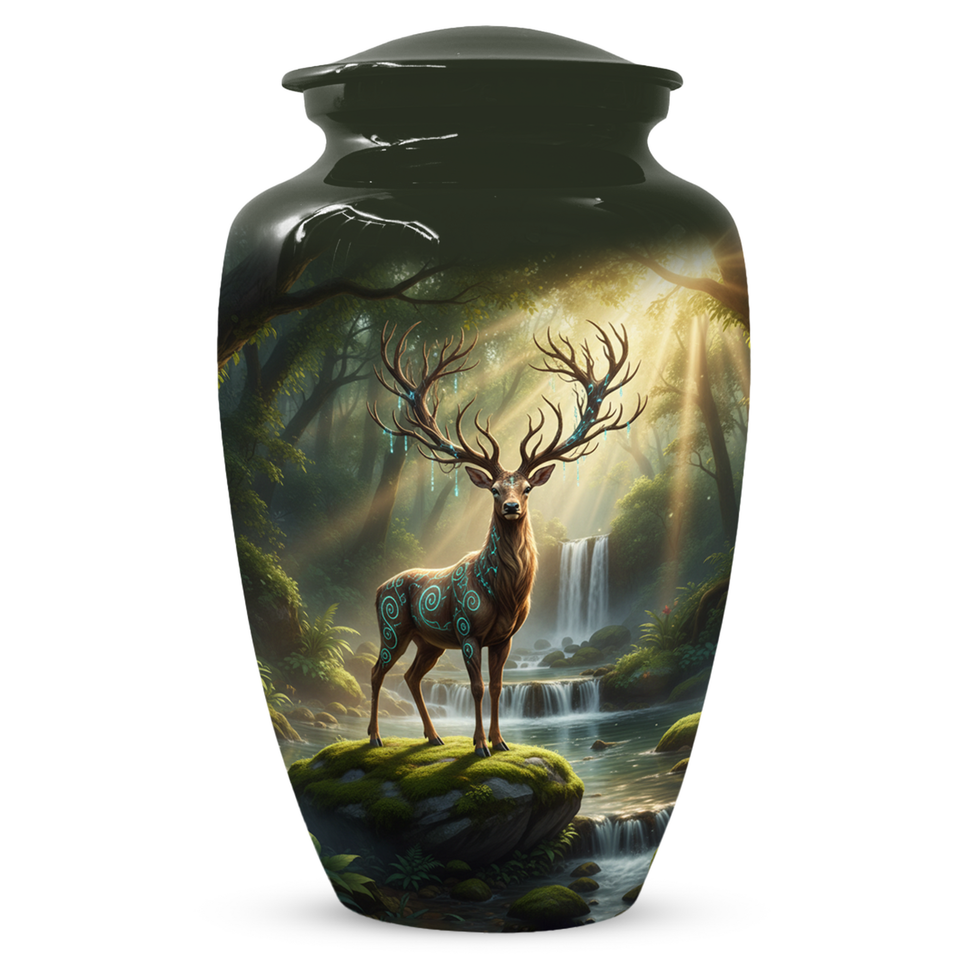 Majestic Deer Cremation Urn for Ashes – Forest Wildlife Adult Funeral Urns