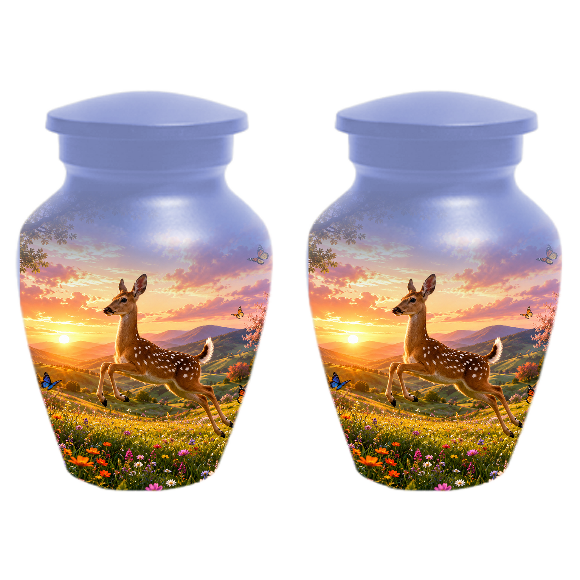 Deer Cremation Urn for Ashes -  Personalized Wildlife Memorial for Mom