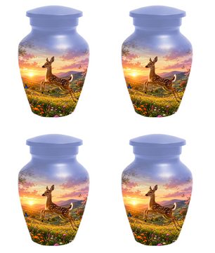 Deer Cremation Urn for Ashes -  Personalized Wildlife Memorial for Mom