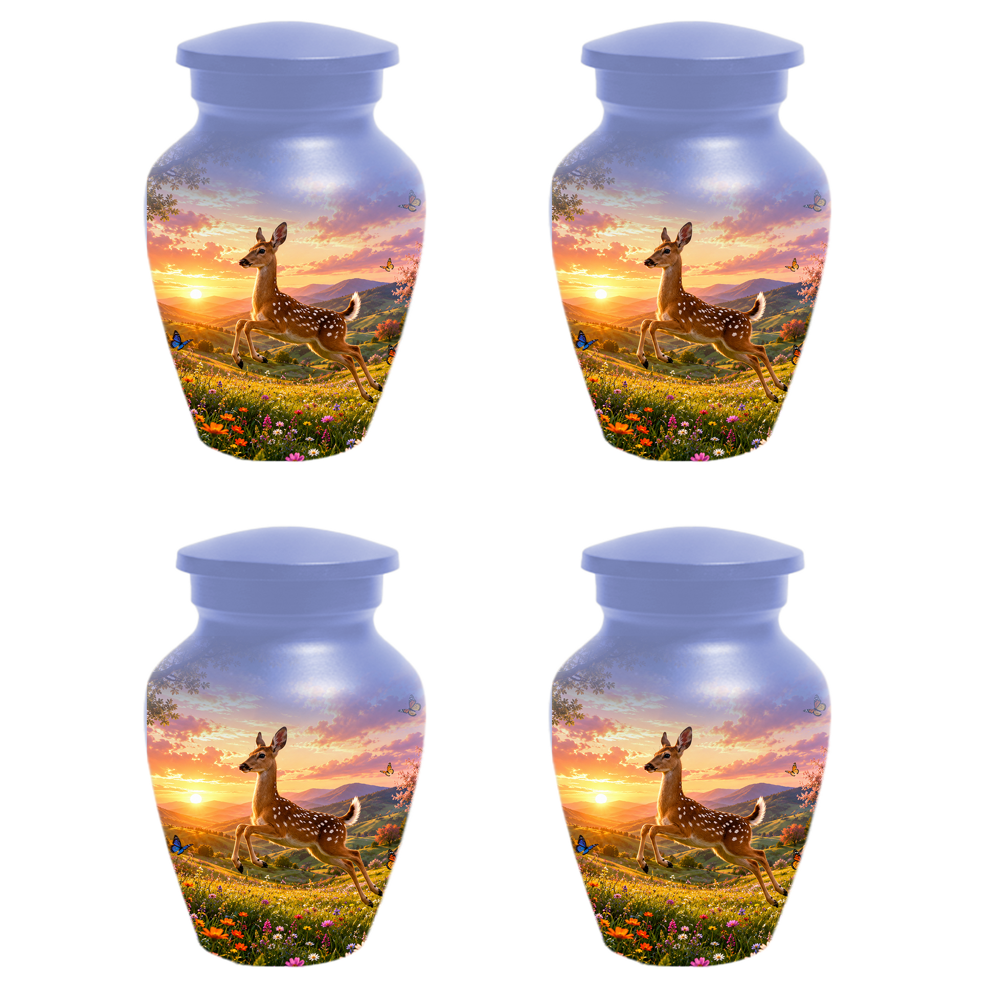 Deer Cremation Urn for Ashes -  Personalized Wildlife Memorial for Mom
