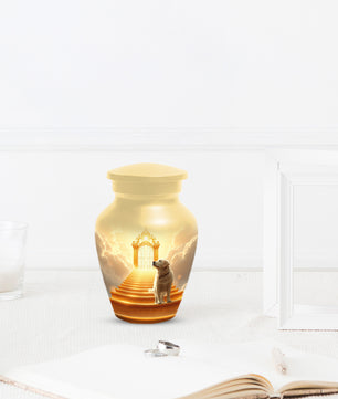Personalized Pet Urn for Dog - Heavenly Gate Cremation Keepsake Urns