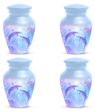 Dolphin  Memorial Urn for Mom  - Beautiful Ocean Cremation Urns for Women