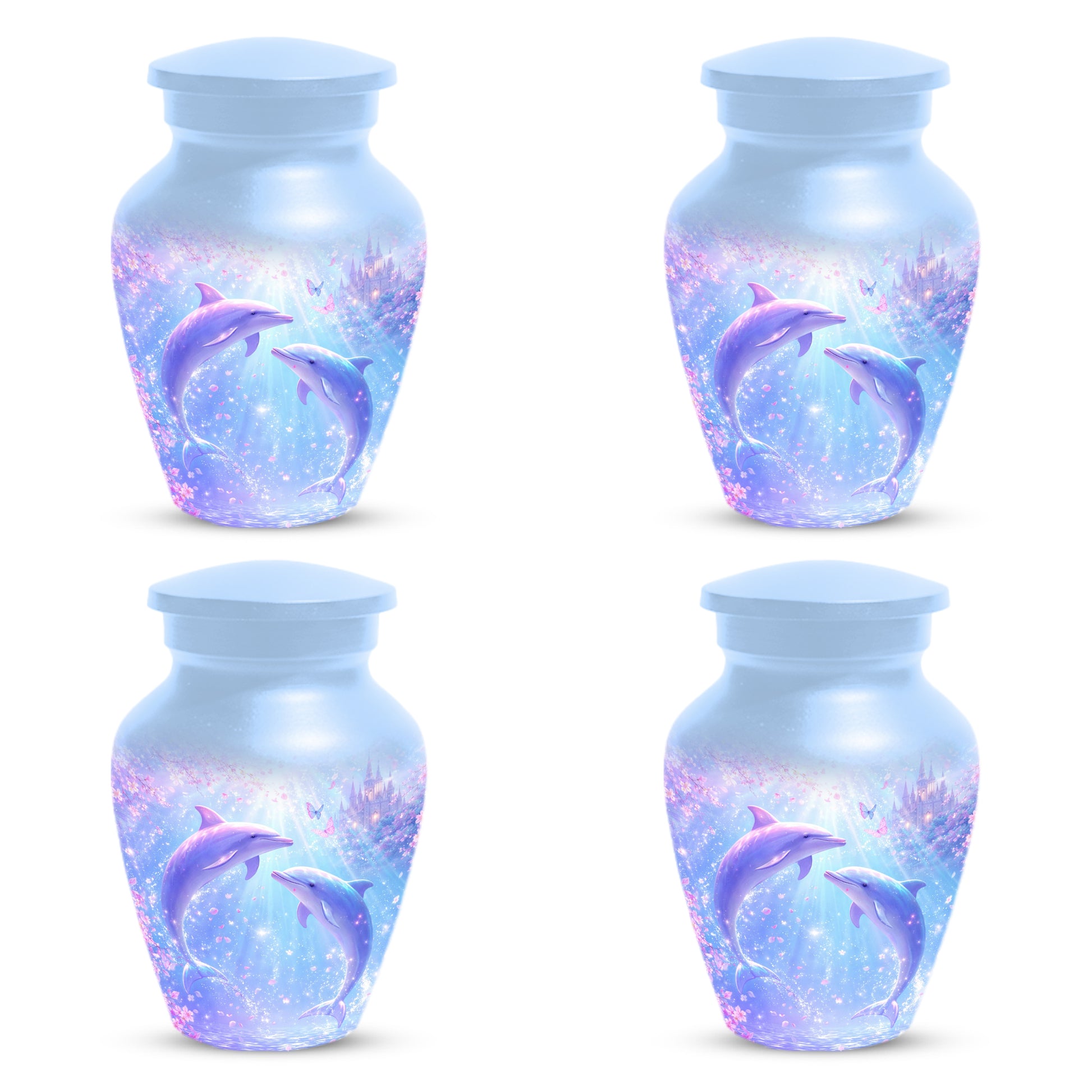 Dolphin  Memorial Urn for Mom  - Beautiful Ocean Cremation Urns for Women