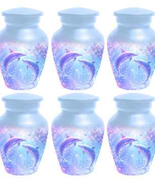 Dolphin  Memorial Urn for Mom  - Beautiful Ocean Cremation Urns for Women
