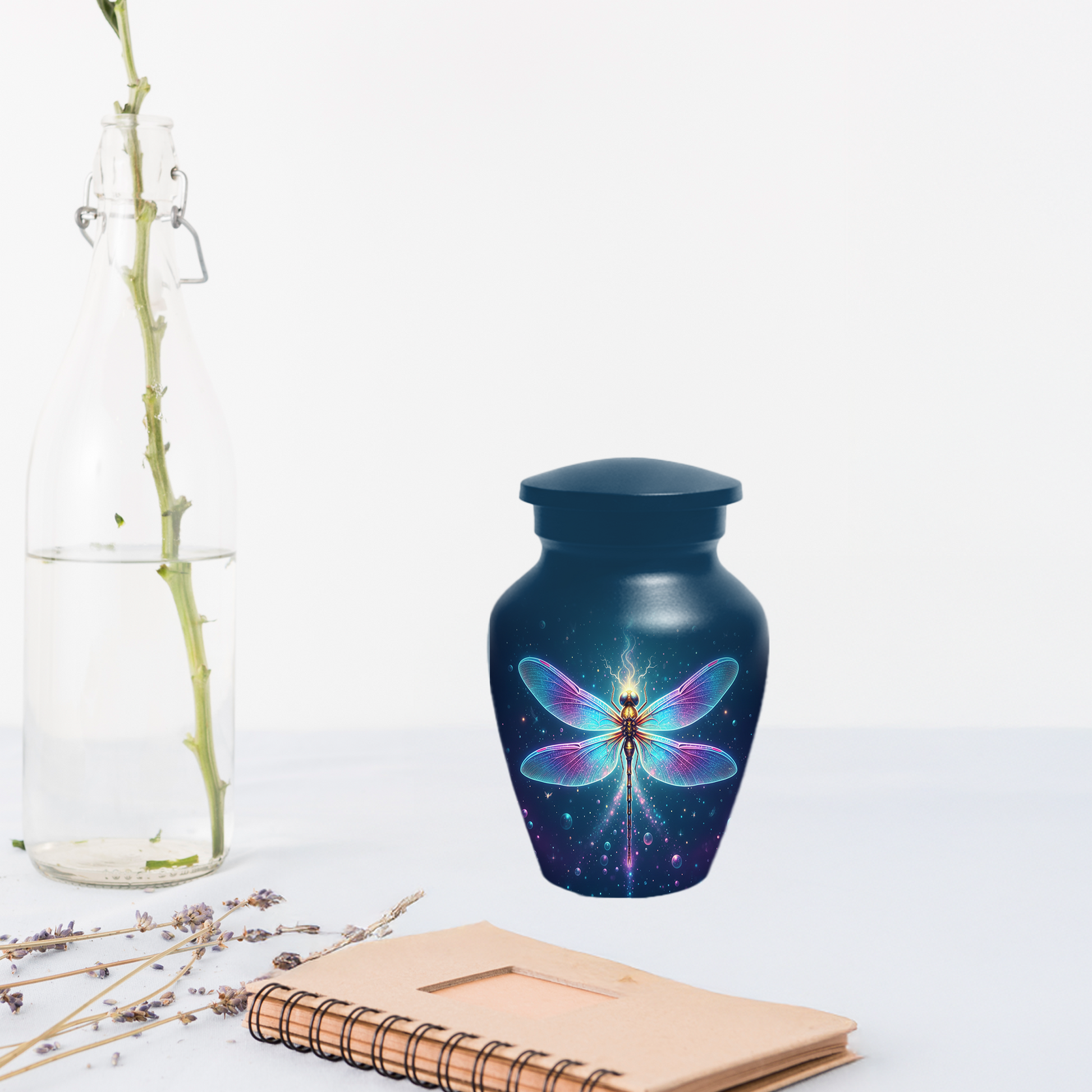 Dragonfly Memorial Urn for Human Ashes, Butterfly Style Cremation Urn for Mom