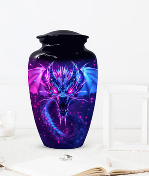Fantasy Dragon Urns for Dad –  Dragon Cremation Urn Adult Male| Memorial Urn for Father Ashes