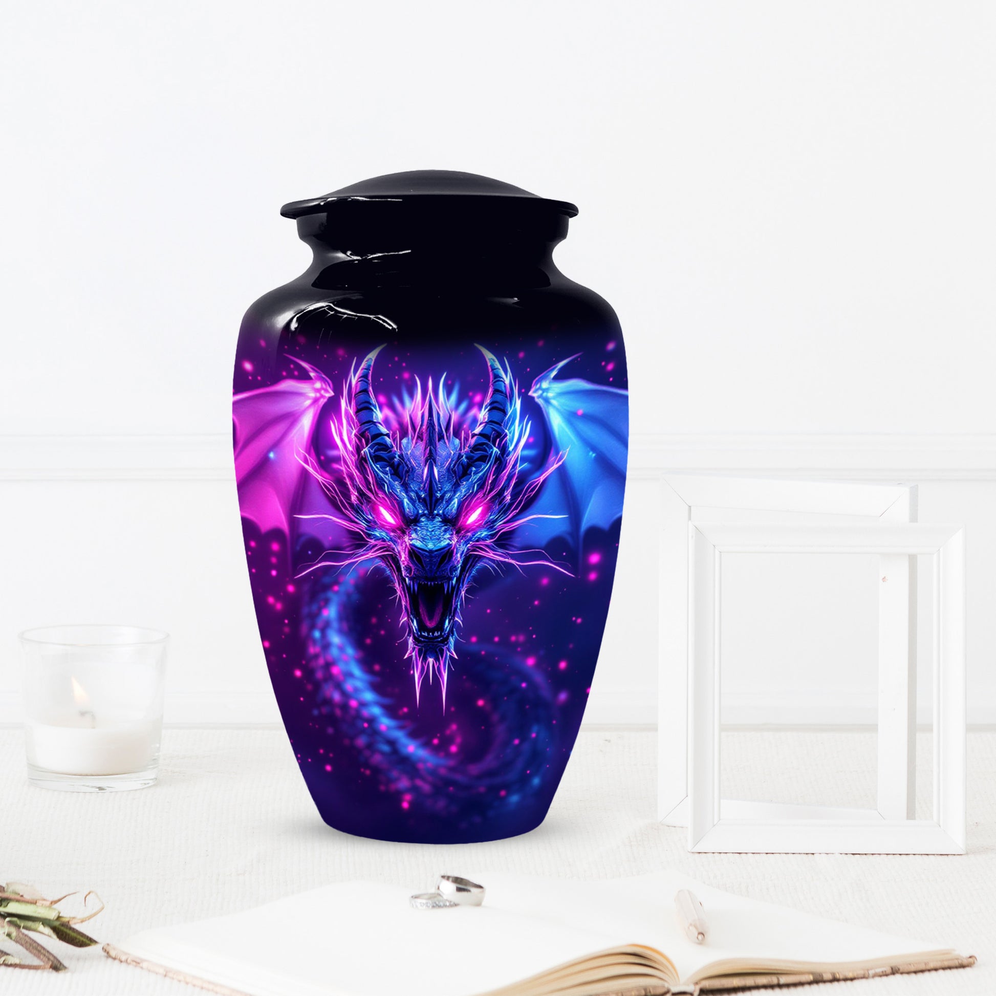 Fantasy Dragon Urns for Dad –  Dragon Cremation Urn Adult Male| Memorial Urn for Father Ashes