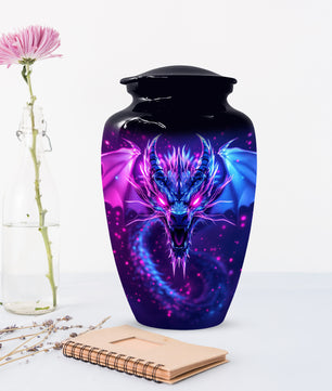 Fantasy Dragon Urns for Dad –  Dragon Cremation Urn Adult Male| Memorial Urn for Father Ashes