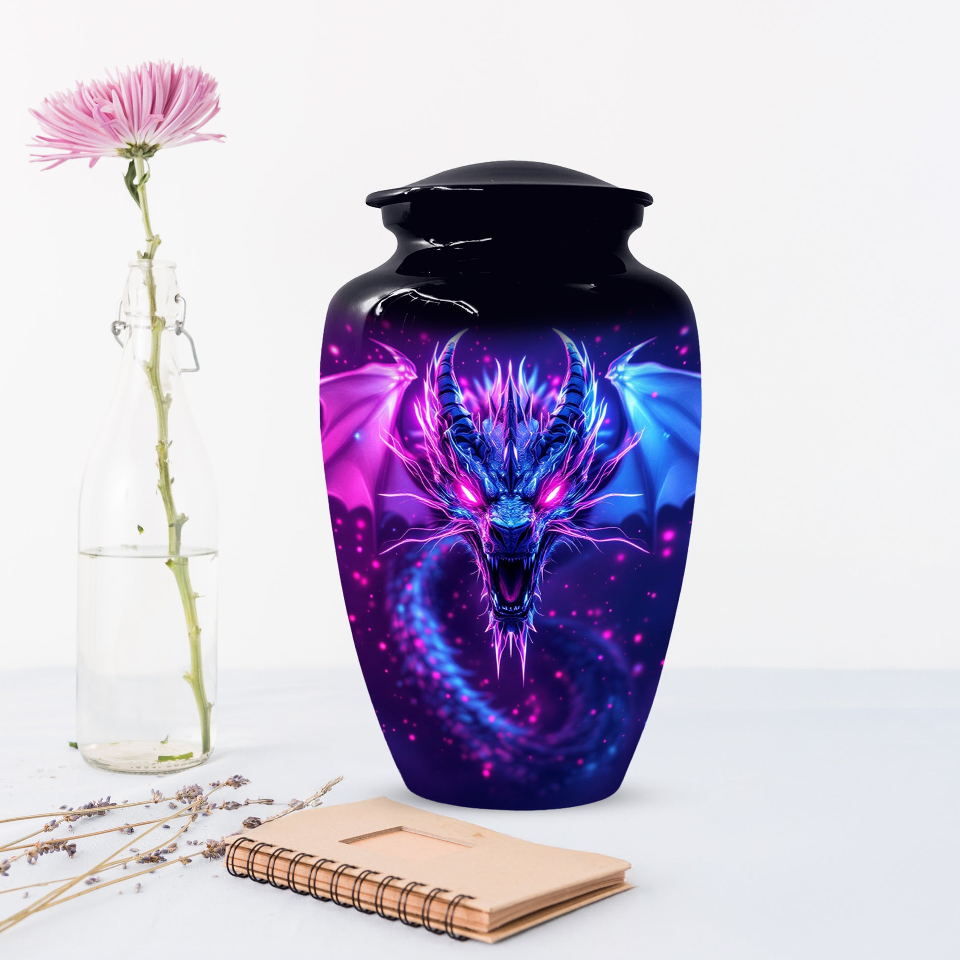 Fantasy Dragon Urns for Dad –  Dragon Cremation Urn Adult Male| Memorial Urn for Father Ashes