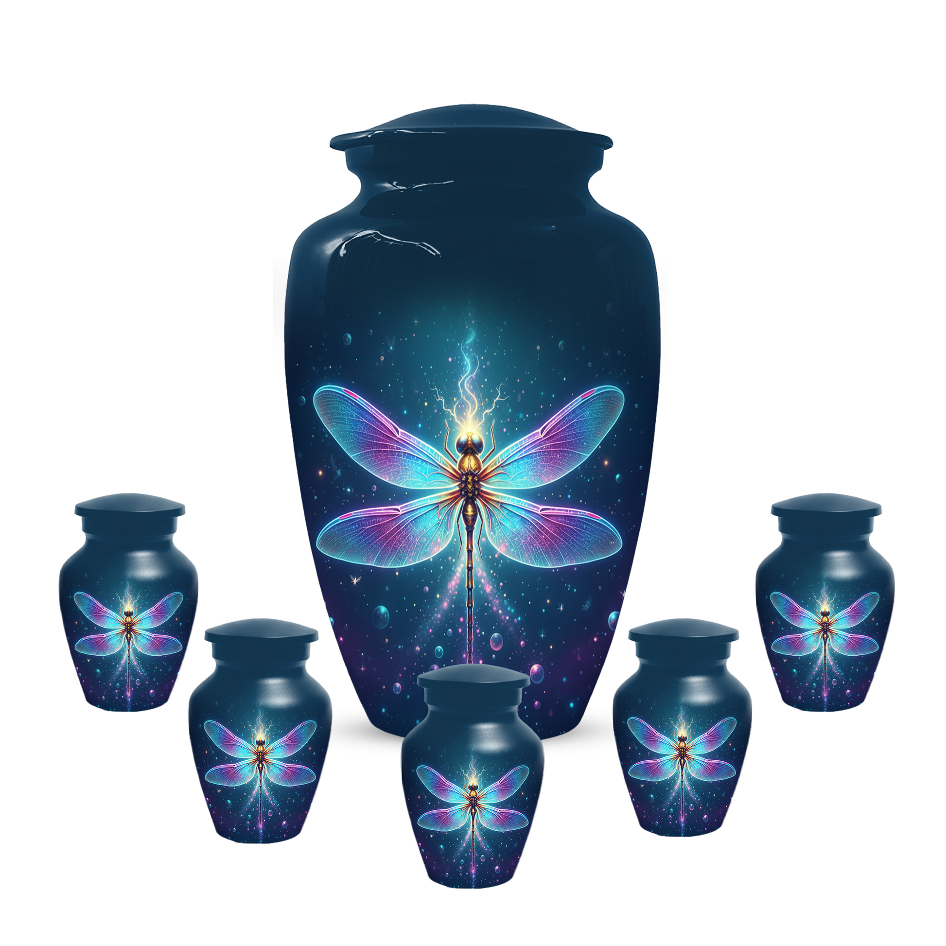 Dragonfly Memorial Urn for Human Ashes, Butterfly Style Cremation Urn for Mom