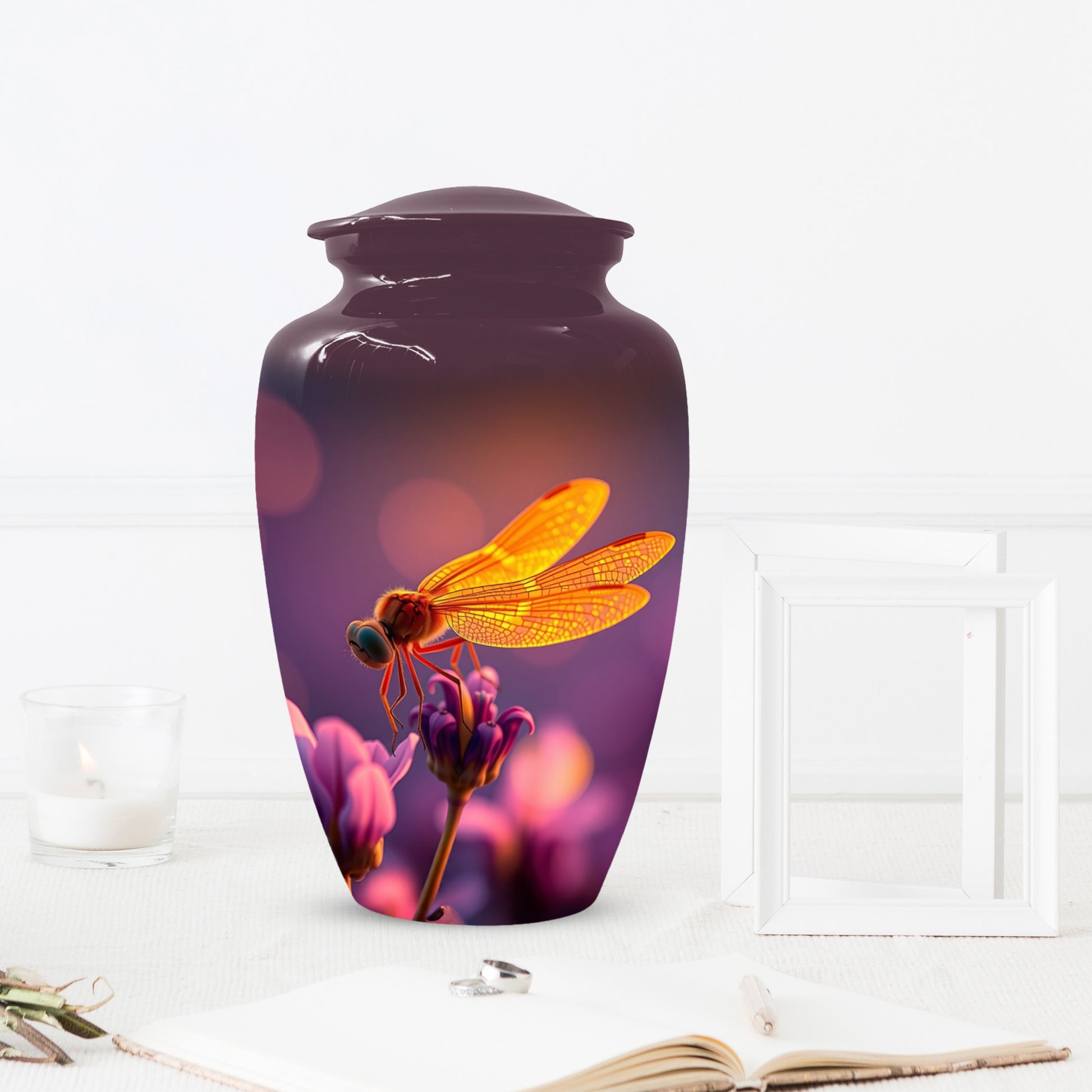Dragonfly Urn for Mom – Custom Dragonfly Cremation Urns for Ashes