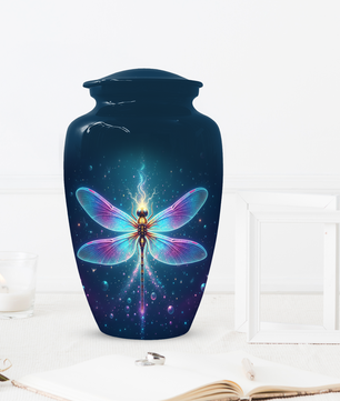 Dragonfly Memorial Urn for Human Ashes, Butterfly Style Cremation Urn for Mom