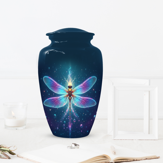 Dragonfly Memorial Urn for Human Ashes, Butterfly Style Cremation Urn for Mom