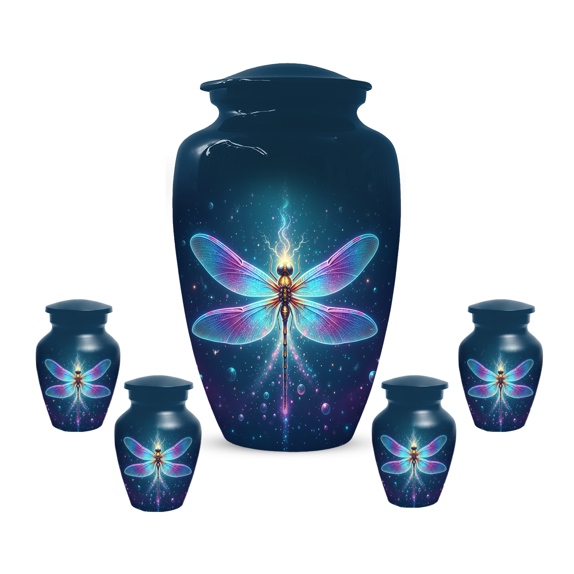 Dragonfly Memorial Urn for Human Ashes, Butterfly Style Cremation Urn for Mom