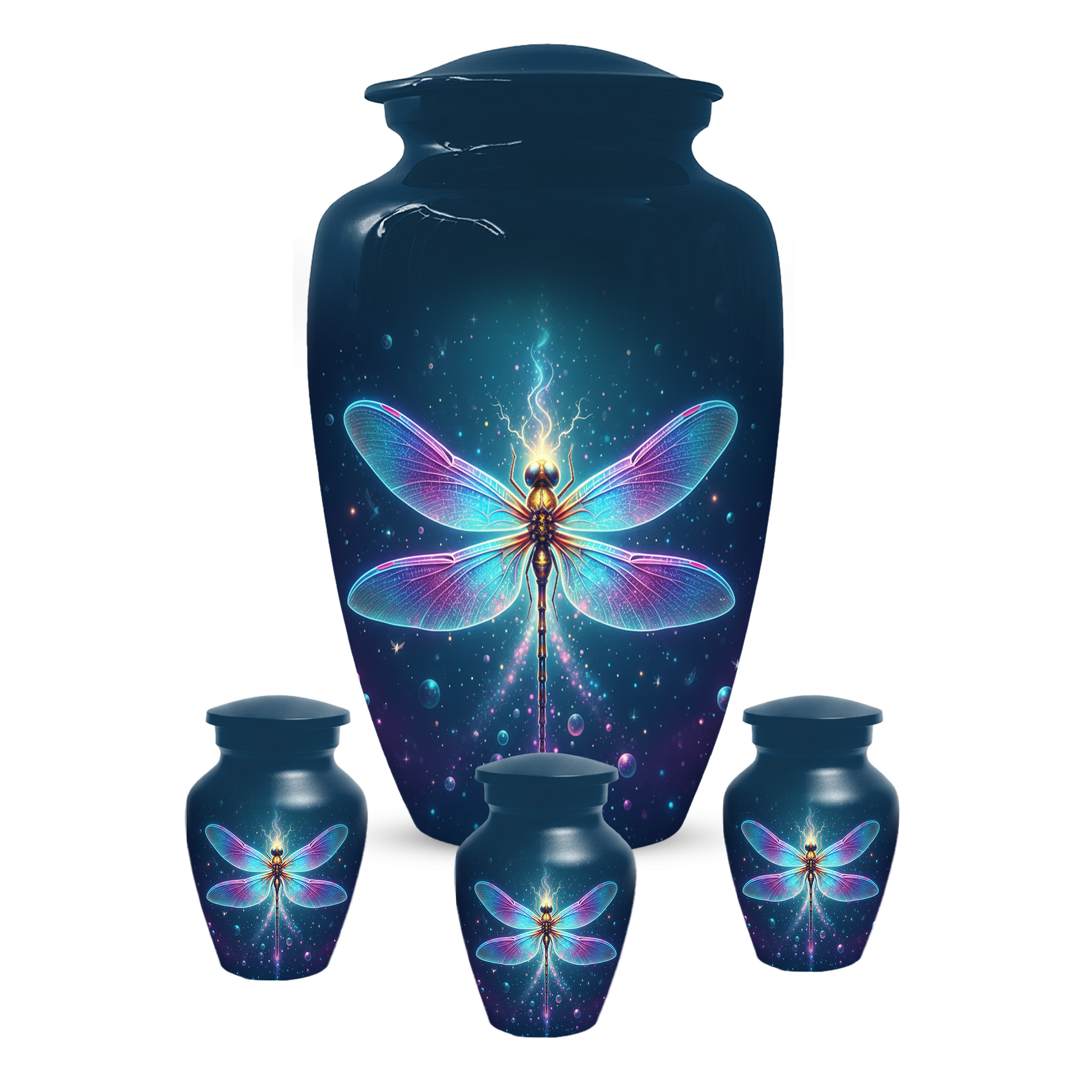 Dragonfly Memorial Urn for Human Ashes, Butterfly Style Cremation Urn for Mom