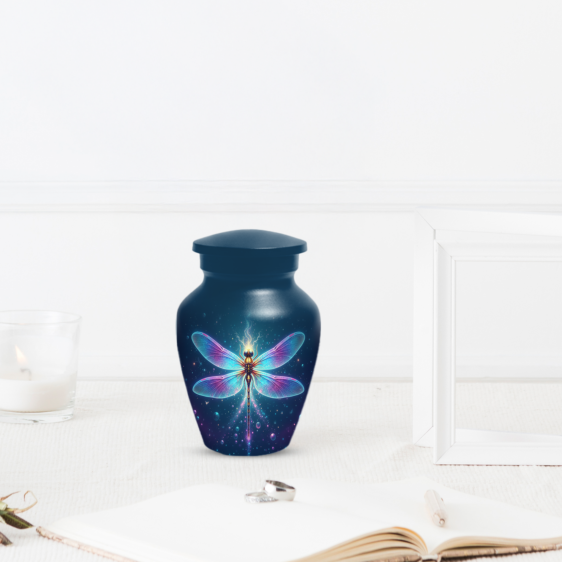 Dragonfly Memorial Urn for Human Ashes, Butterfly Style Cremation Urn for Mom