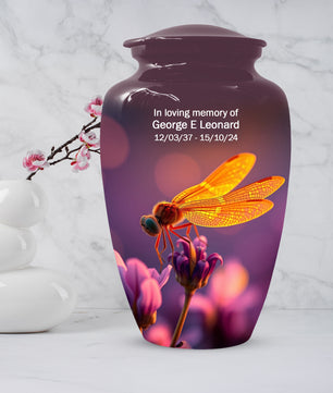 Dragonfly Urn for Mom – Custom Dragonfly Cremation Urns for Ashes