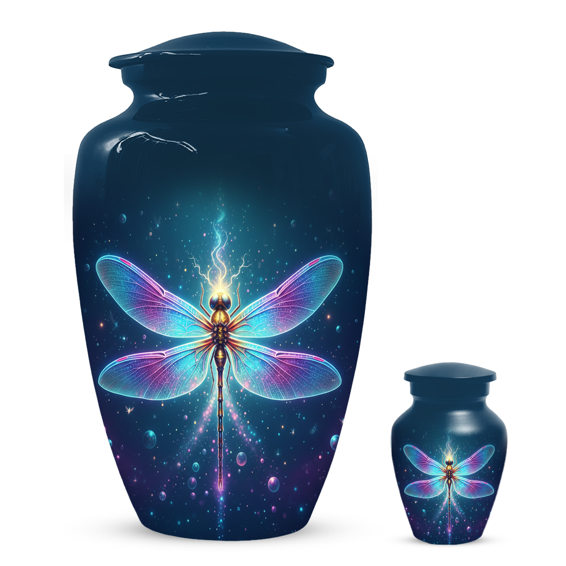 Dragonfly Memorial Urn for Human Ashes, Butterfly Style Cremation Urn for Mom