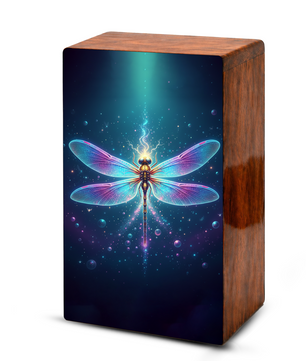 Dragonfly Wooden Cremation Urns for Ashes, Memorial Urn for Mom Dad