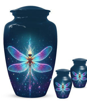 Dragonfly Memorial Urn for Human Ashes, Butterfly Style Cremation Urn for Mom