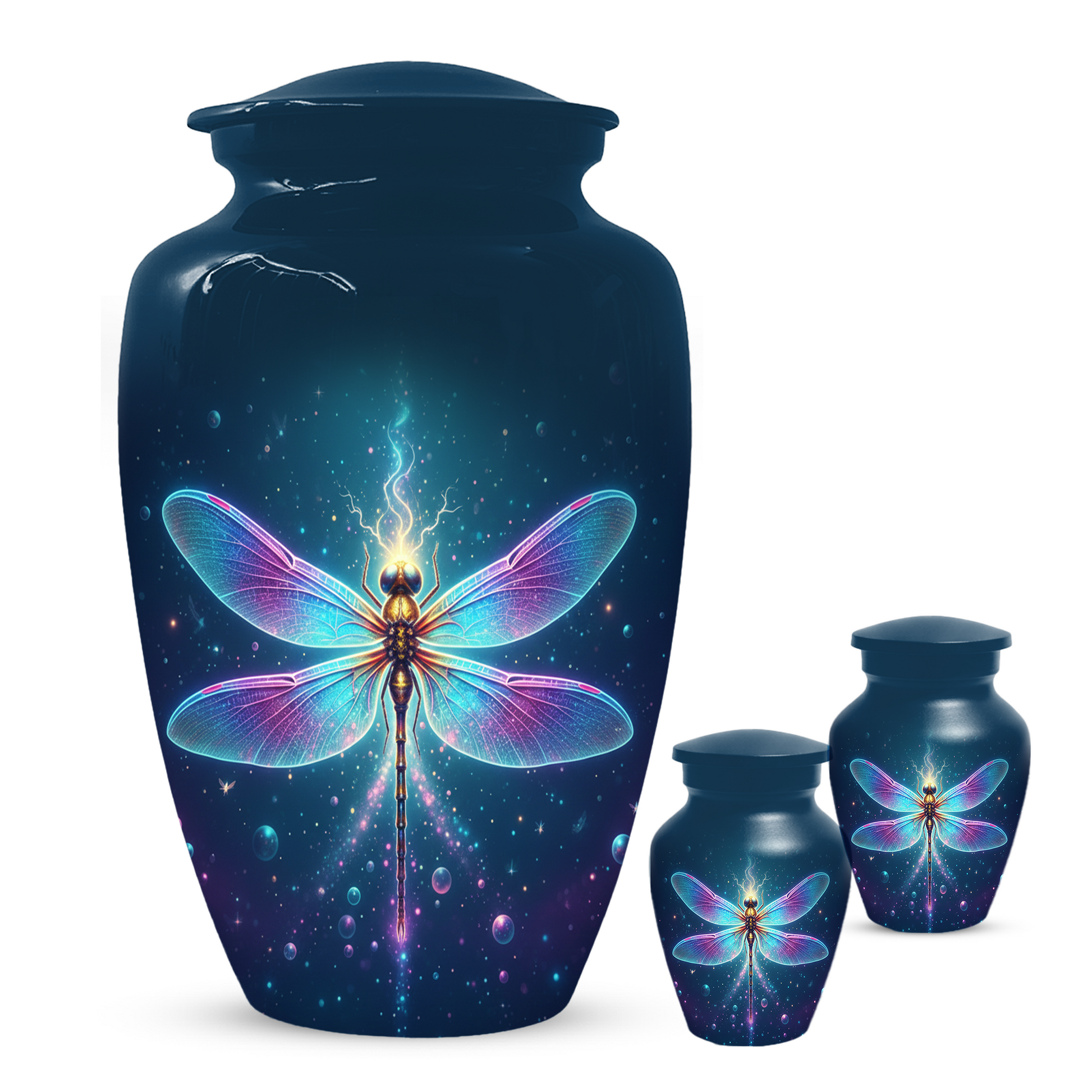 Dragonfly Memorial Urn for Human Ashes, Butterfly Style Cremation Urn for Mom