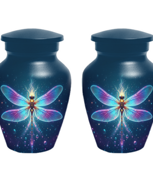 Dragonfly Memorial Urn for Human Ashes, Butterfly Style Cremation Urn for Mom