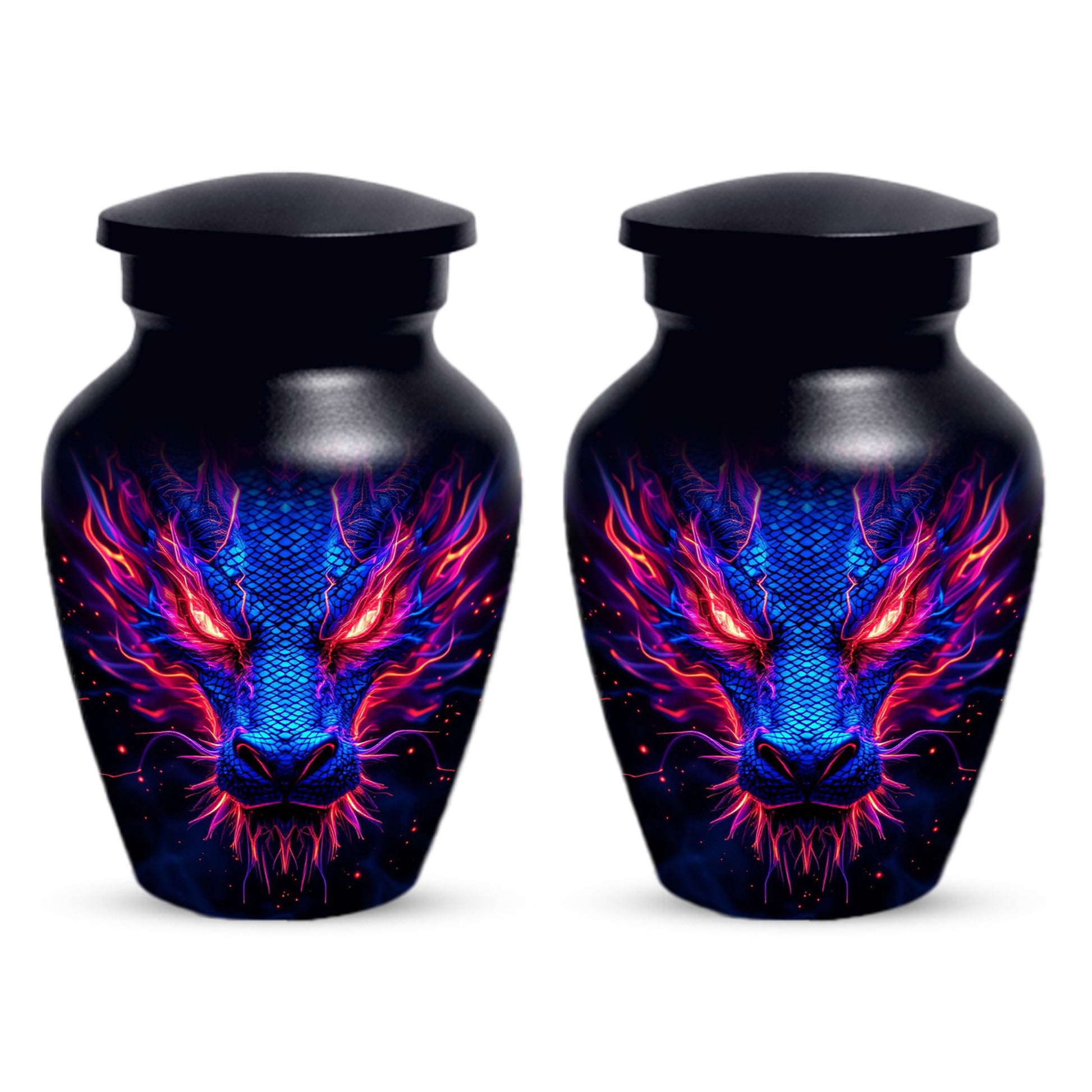 Blue Dragon Adult Urns for Ashes - Memorial Urn for Human Ash