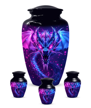 Fantasy Dragon Urns for Dad –  Dragon Cremation Urn Adult Male| Memorial Urn for Father Ashes