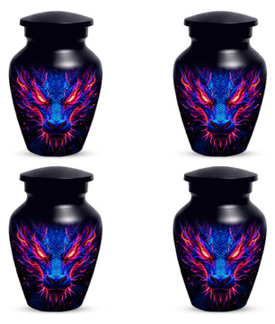 Blue Dragon Adult Urns for Ashes - Memorial Urn for Human Ash